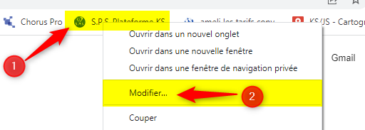 Chorus Pro 
Ouvrir dans un nouvel onglet 
Ouvrir dans une nouvelle fenêtre 
Ouvrir dans une fenêtre de navigation privée 
Modifier... 
Couper 
JS - Cartogl 
Gmail 