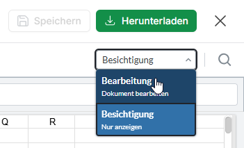 Excel Bearbeitung