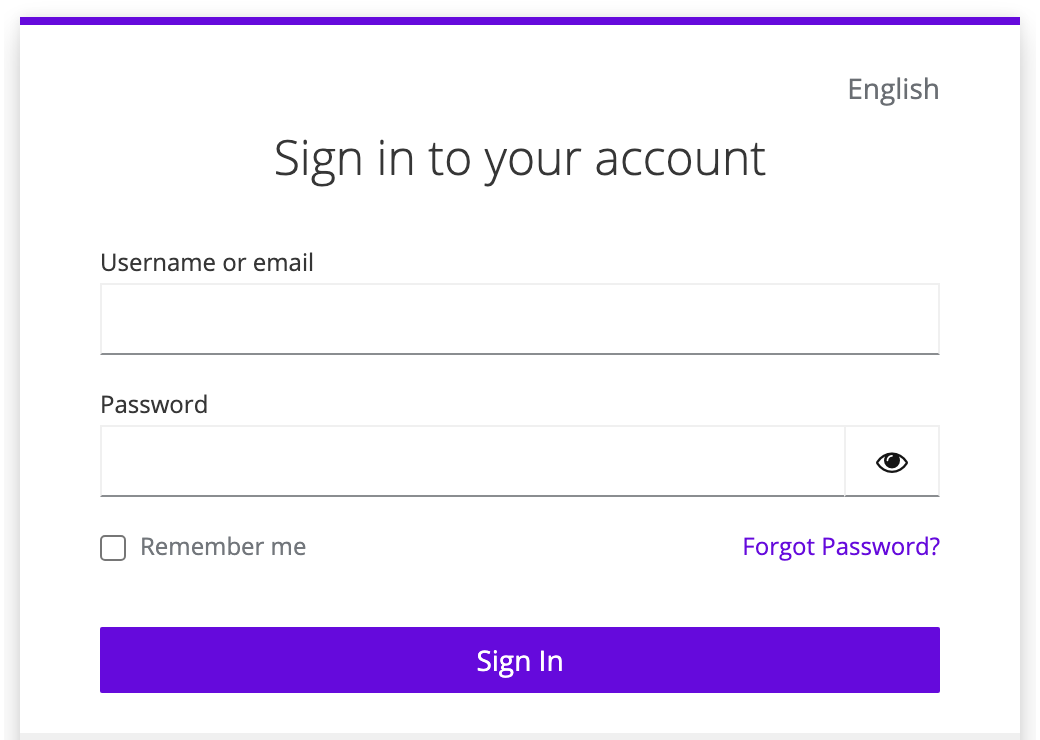 The Noreja sign-in page with Username or email, Password, Remember me, Forgot Password? and Sign In