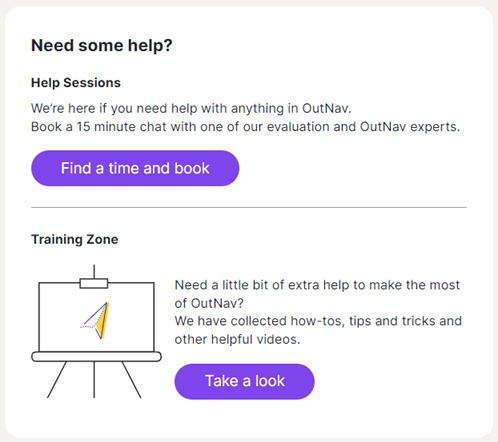 Dashboard - OutNav Help Centre