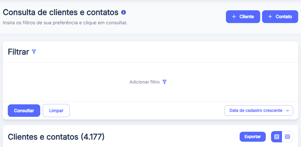 Exportar consultas habilitado