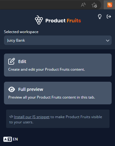 Product Fruits capture d'écran