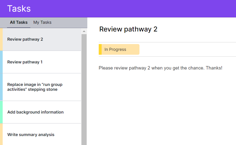 Tasks and notifications - OutNav Help Centre