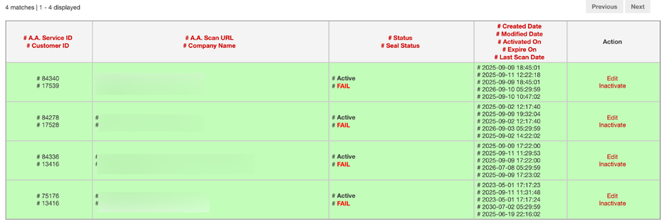 A green and white table with red text

AI-generated content may be incorrect.