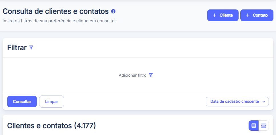 Exportar consultas desabilitado