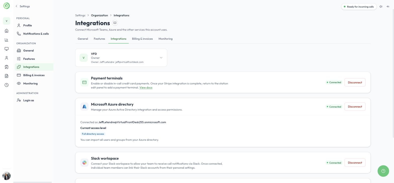 Integrations