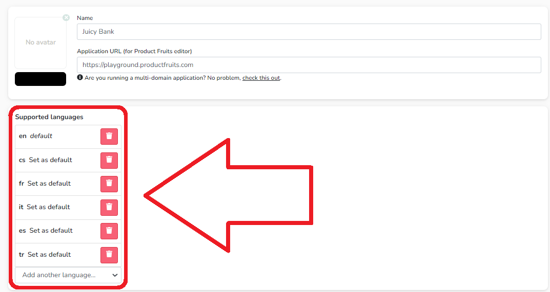 How to localize your content - Product Fruits Help Center