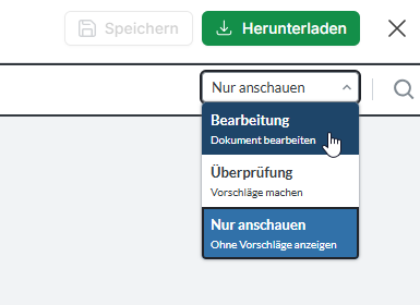 Word Docx Bearbeitung
