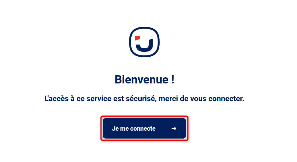 Bienvenue ! 
L'accès à ce service est sécurisé, merci de vous connecter. 
Je me connecte 